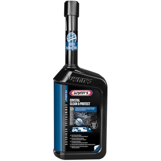 وينز CRYSTAL CLEAN & PROTECT - مضاف للاستخدام مع ADBLUE - يمنع تكون البلورات في أنظمة SCR - يحسن أداء معالجة العادم اللاحقة في محركات الديزل - 500 مل - Image 1